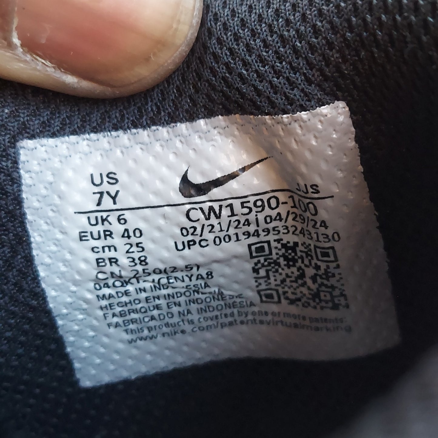 Nike Dunk Low Women's 8.5 Youth 7 "Panda" Black White DD1503-101 Sneakers - Larmar's New And Used Products