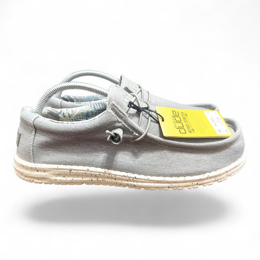 Hey Dude Wally Stretch Iron Men’s Size 10 Lace Up Sneakers Casual Shoes - Larmar's New And Used Products