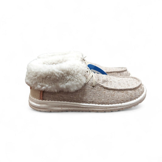 Hey Dude Wendy Cozy Fleece Slip-On Shoes for Winter - Larmar's New And Used Products