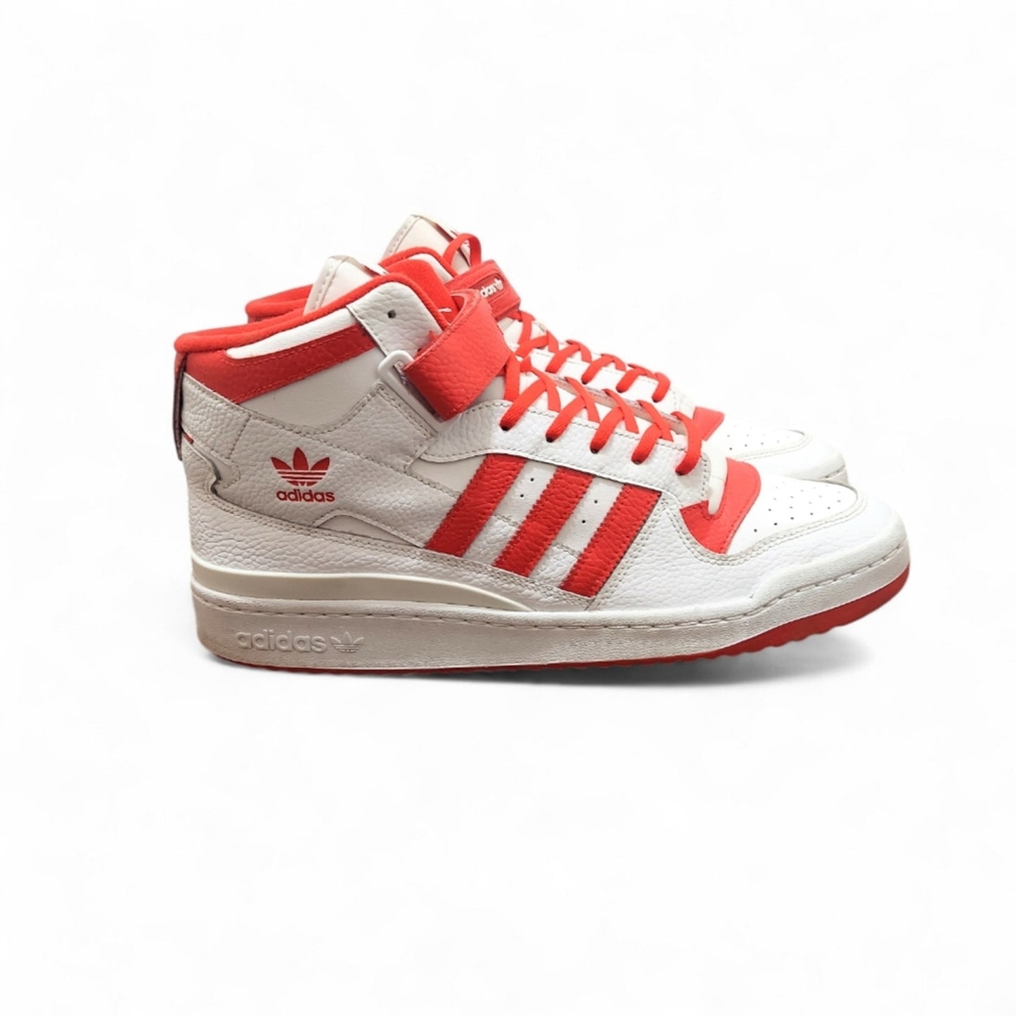 Adidas Forum Red White High Top Basketball Sneakers Men's Size 13