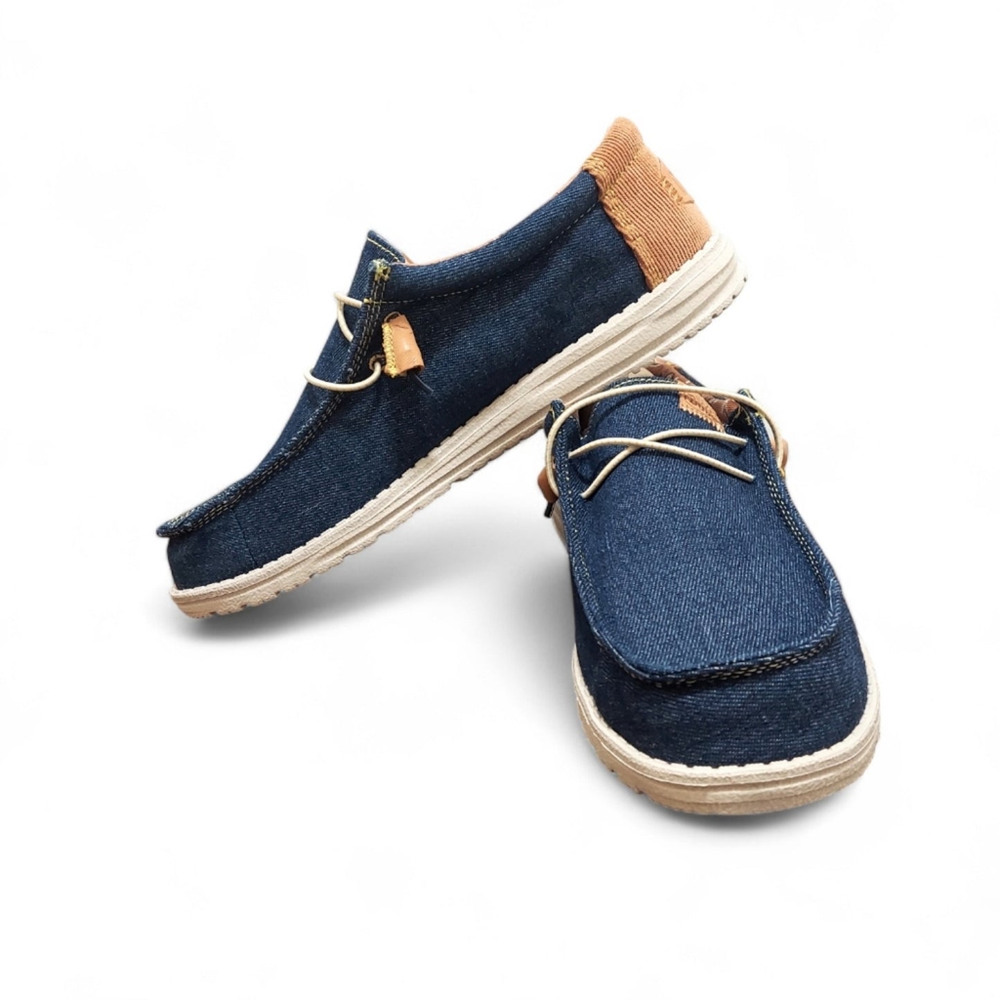 New Men's Hey Dude Wally Workwear Denim Loafers Size 13 - Larmar's New And Used Products