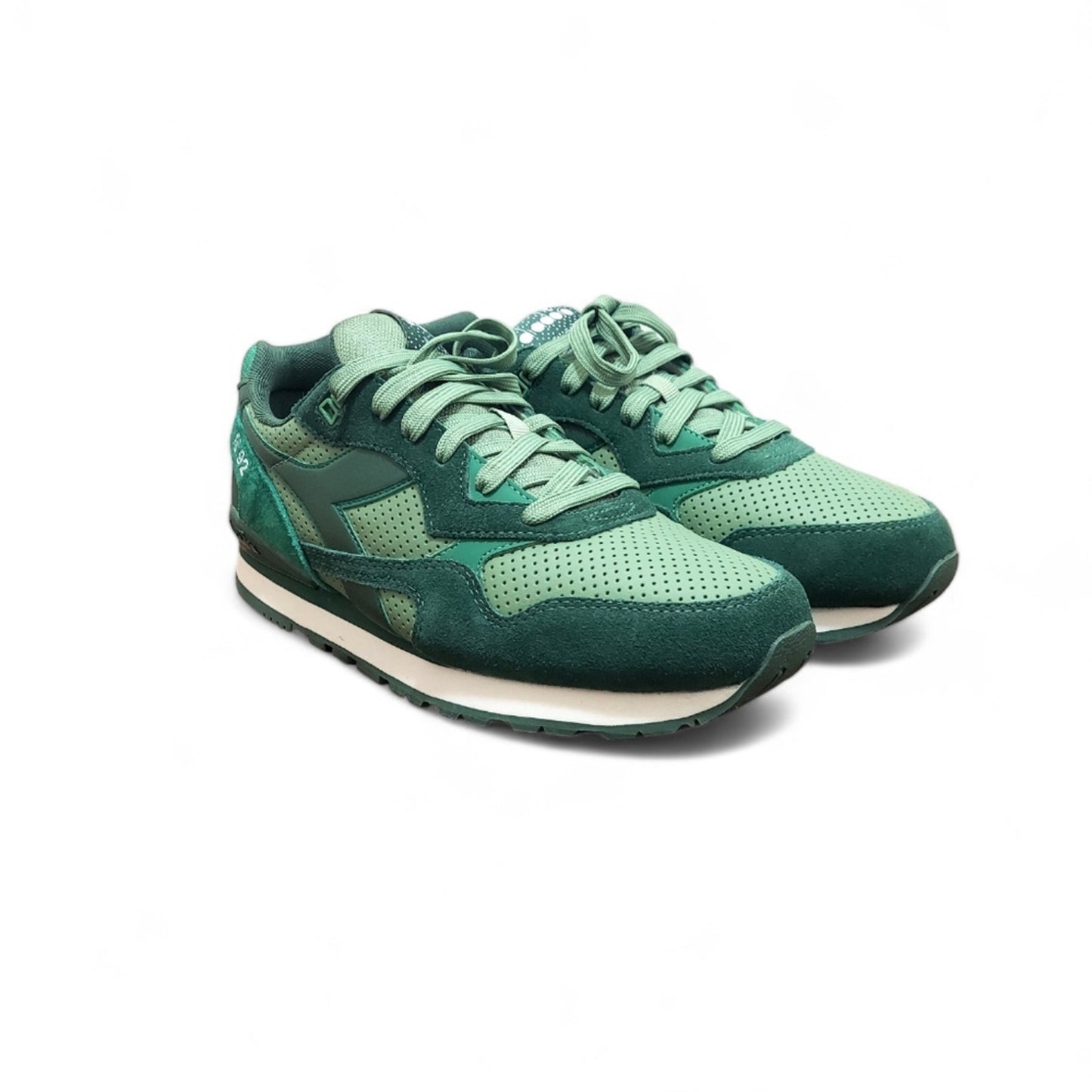 Diadora N92 Ivy Green Classic Running Sneakers - Men's Size 8 New No Box