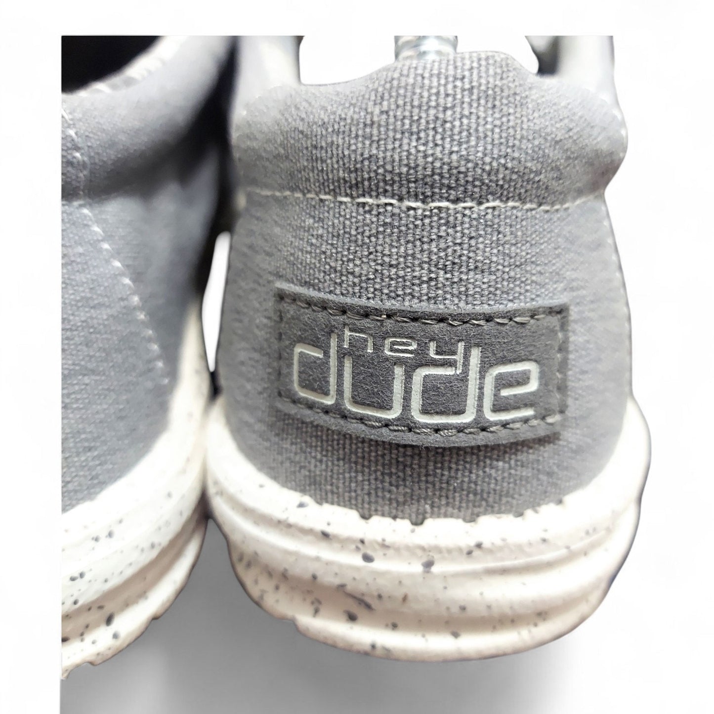 Hey Dude Wally Stretch Iron Men’s Size 10 Lace Up Sneakers Casual Shoes