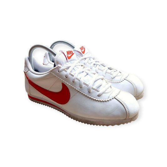 Nike Cortez Red White Leather Youth 6 / Women’s 7.5 Sneakers 749482-103 - Larmar's New And Used Products