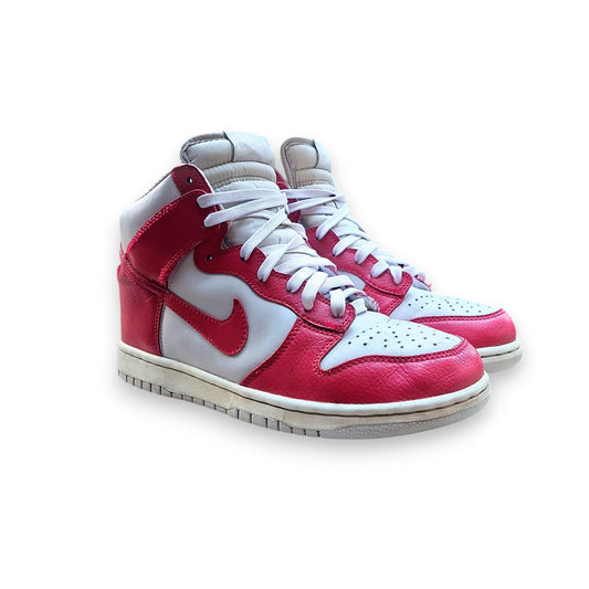 Nike Dunk High Gym Red Neutral Grey Sail Womens 8 Sneakers 407922-602