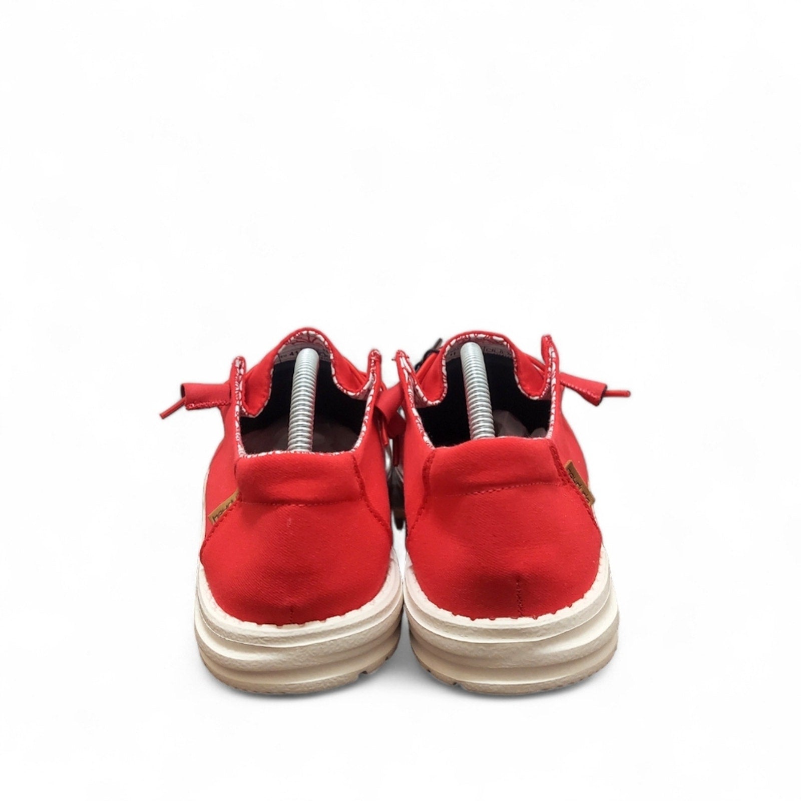 Women's Hey Dude Wendy Loafers Red New, No Box - Larmar's New And Used Products