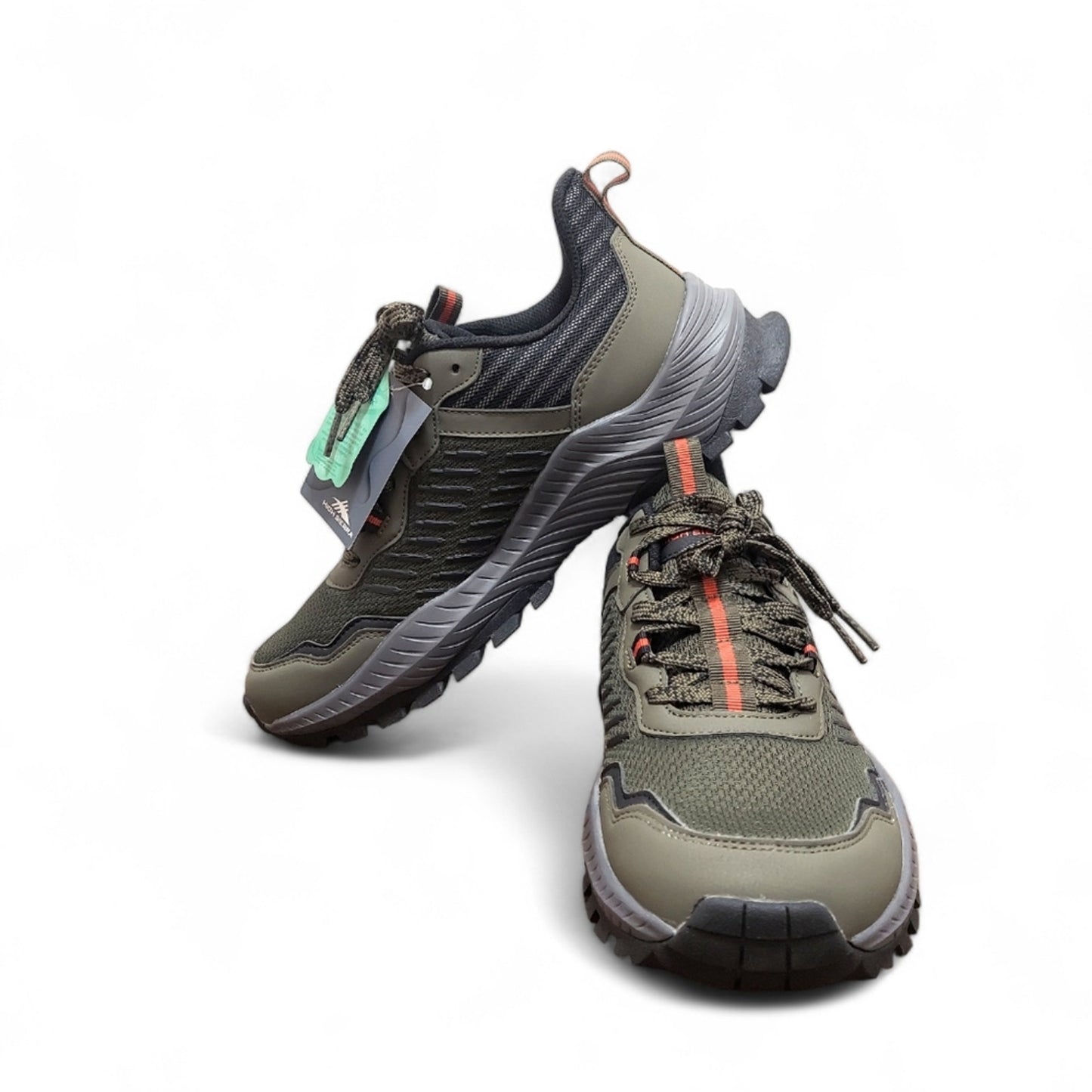 New High Sierra Alpine Low Hiker Shoes Trail Sneakers Olive Green - Larmar's New And Used Products