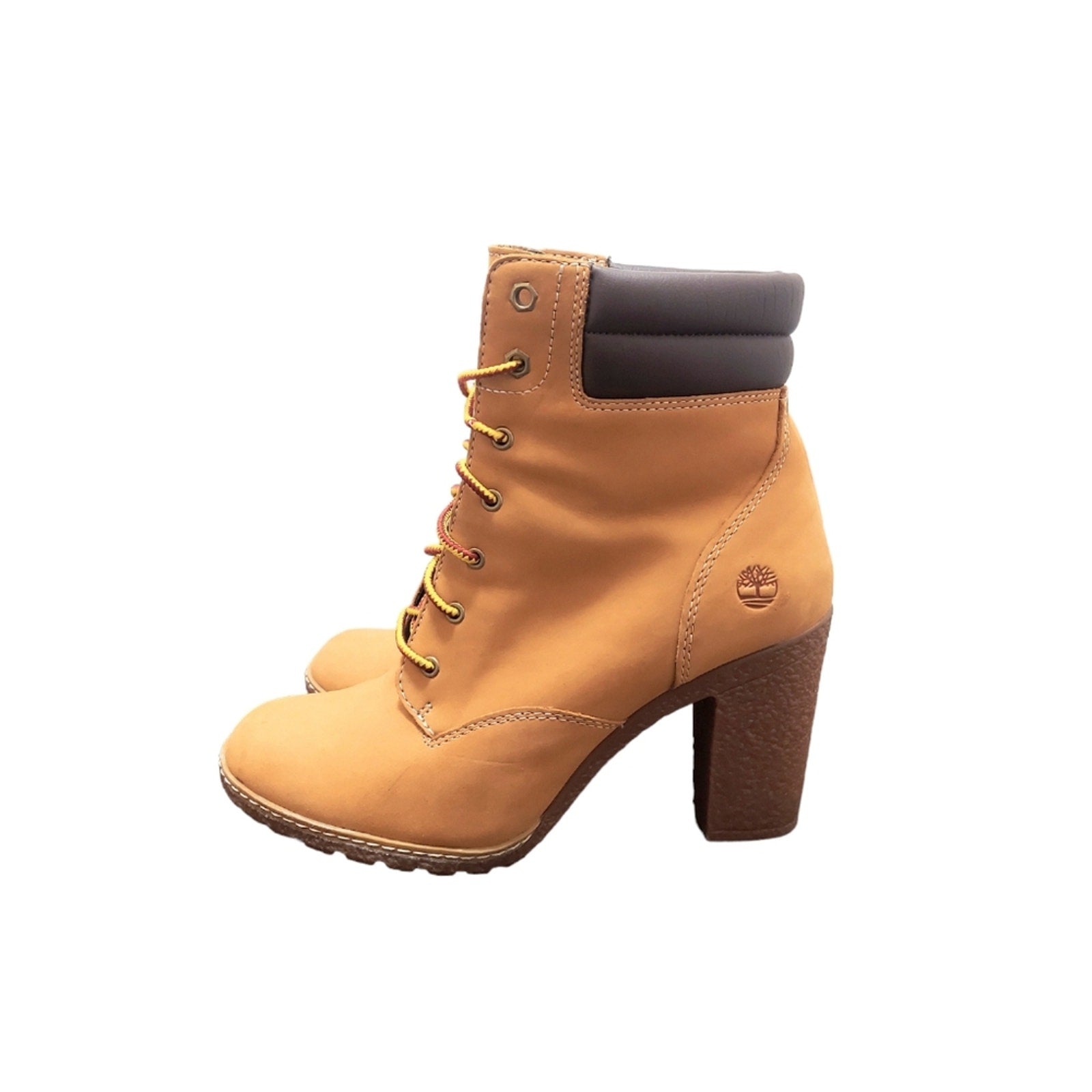 Women's Timberland Tillston Heeled Nubuck Leather Bootie Size 8.5 - Larmar's New And Used Products