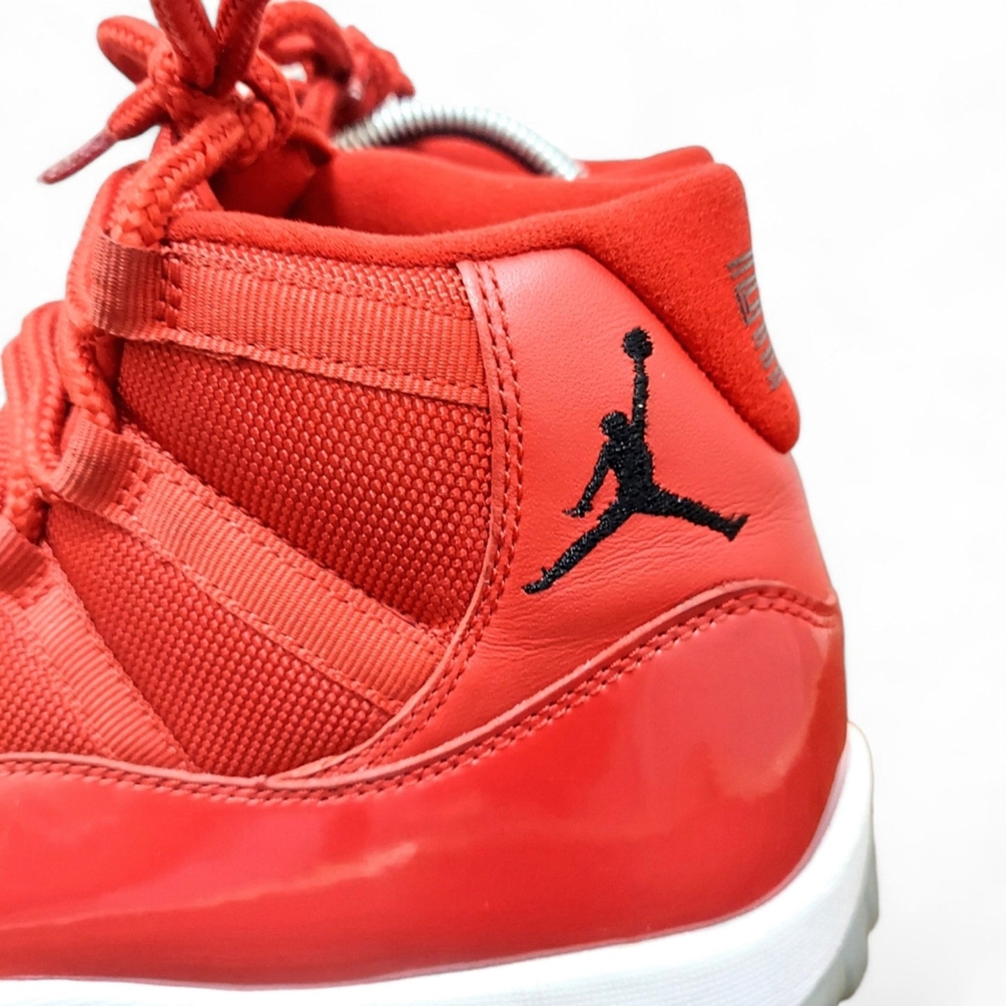 Jordan 11 Retro Win Like 96 Gym Red Basketball Sneakers - Men's Size 8