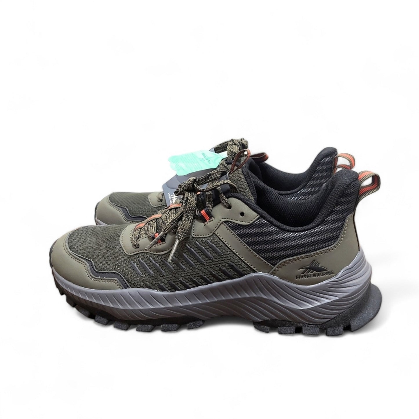 New High Sierra Alpine Low Hiker Shoes Trail Sneakers Olive Green - Larmar's New And Used Products