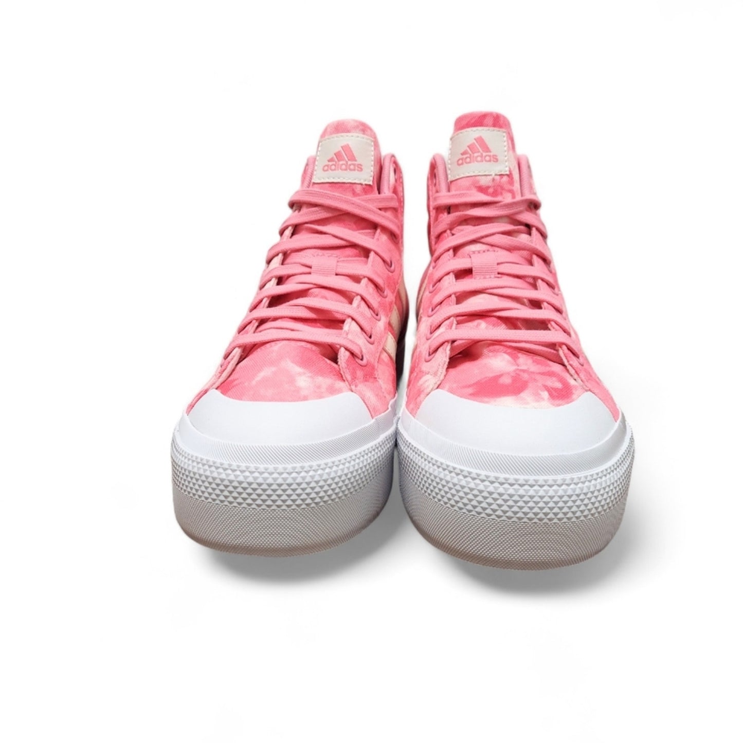 Adidas Bravada 2.0 Pink Mid-Top Platform Fashion Sneakers - Larmar's New And Used Products
