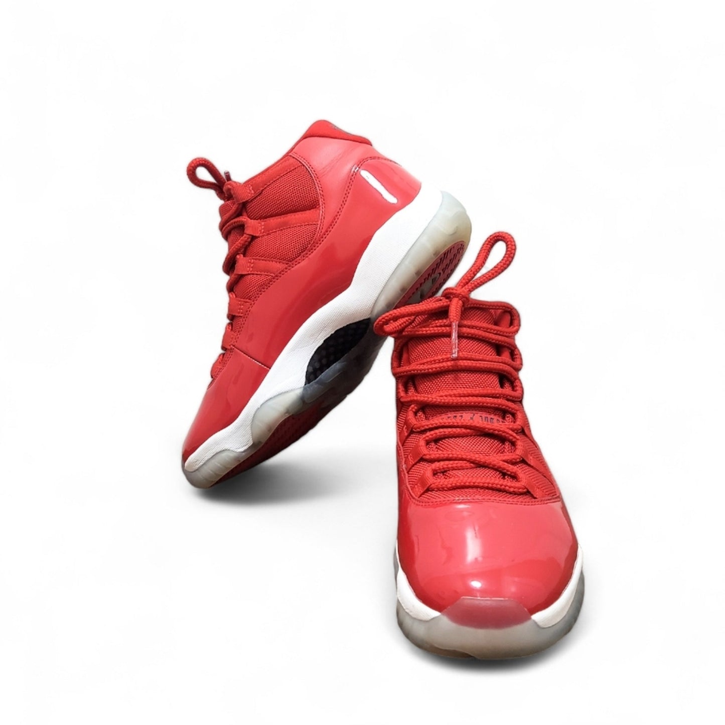 Jordan 11 Retro Win Like 96 Gym Red Basketball Sneakers - Men's Size 8