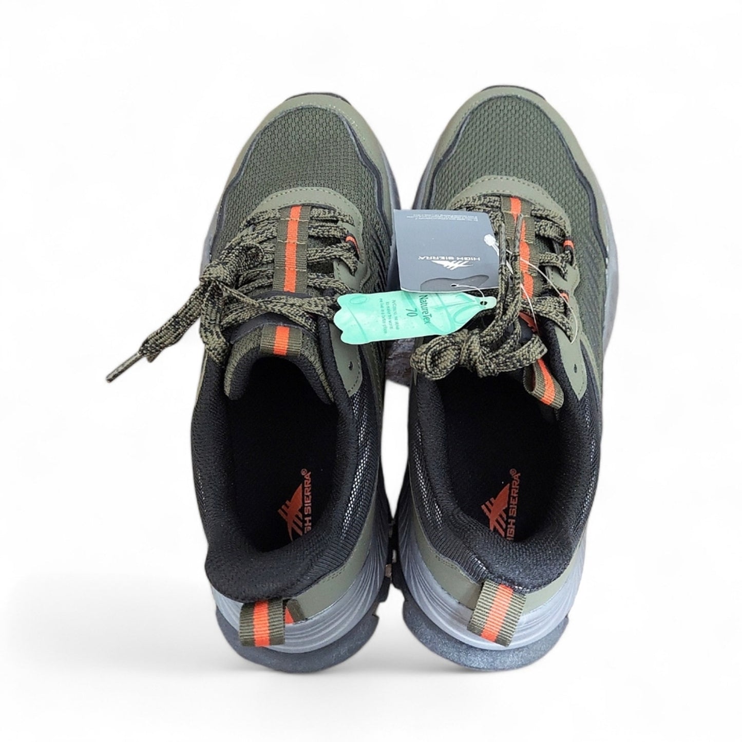 New High Sierra Alpine Low Hiker Shoes Trail Sneakers Olive Green - Larmar's New And Used Products