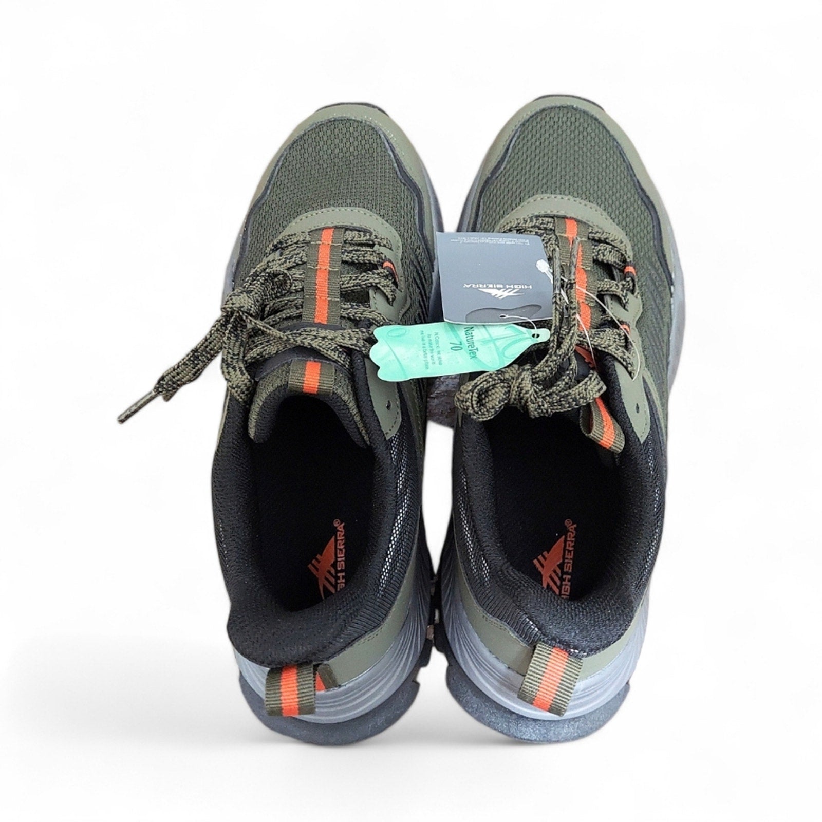 New High Sierra Alpine Low Hiker Shoes Trail Sneakers Olive Green - Larmar's New And Used Products