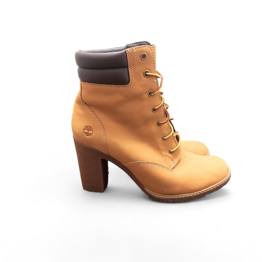 Women's Timberland Tillston Heeled Nubuck Leather Bootie Size 8.5 - Larmar's New And Used Products