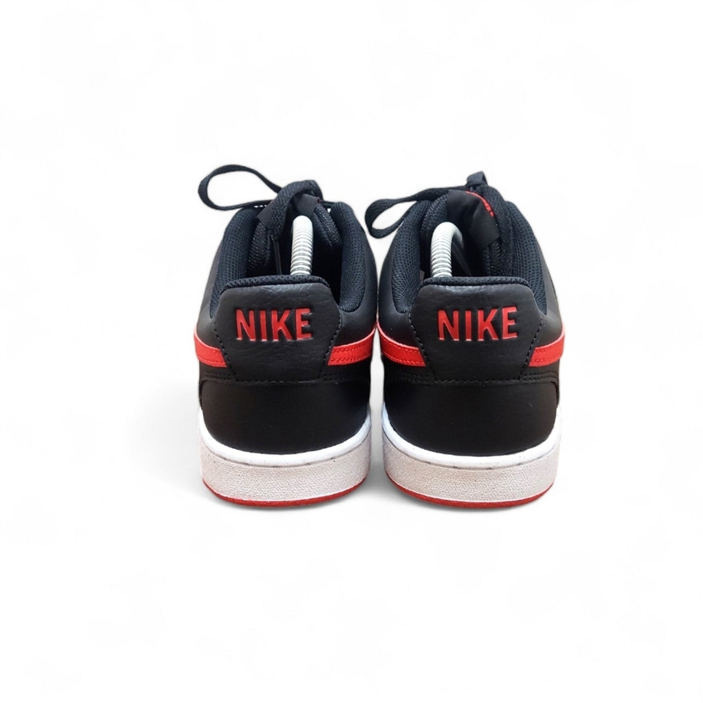 Nike Court Vision Low Black/Red Sneakers - Men's Size 9.5 New Without Box