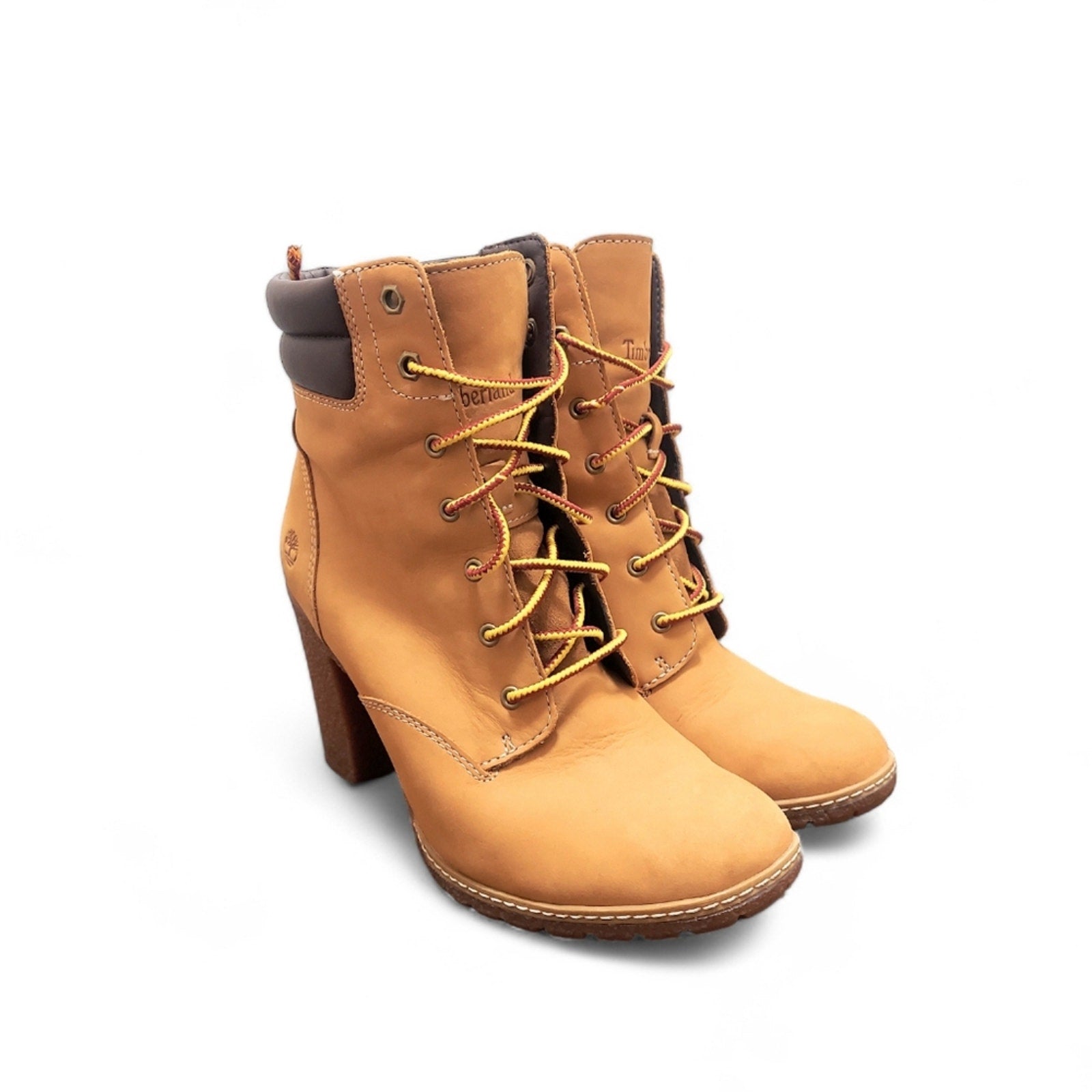 Women's Timberland Tillston Heeled Nubuck Leather Bootie Size 8.5 - Larmar's New And Used Products