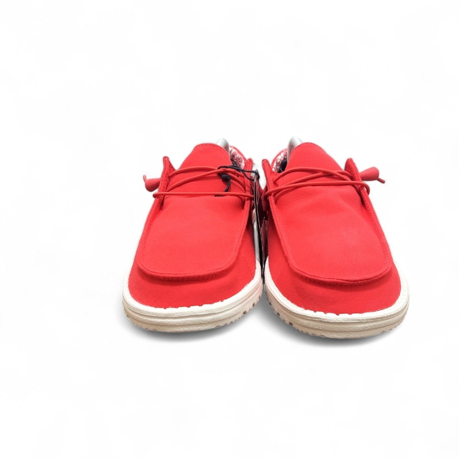 Women's Hey Dude Wendy Loafers Red New, No Box - Larmar's New And Used Products