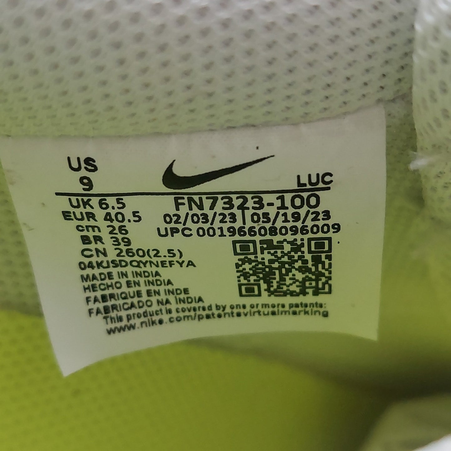 Nike Court Vision Lo Next Nature Sneakers - Women's Size 9 New In Box