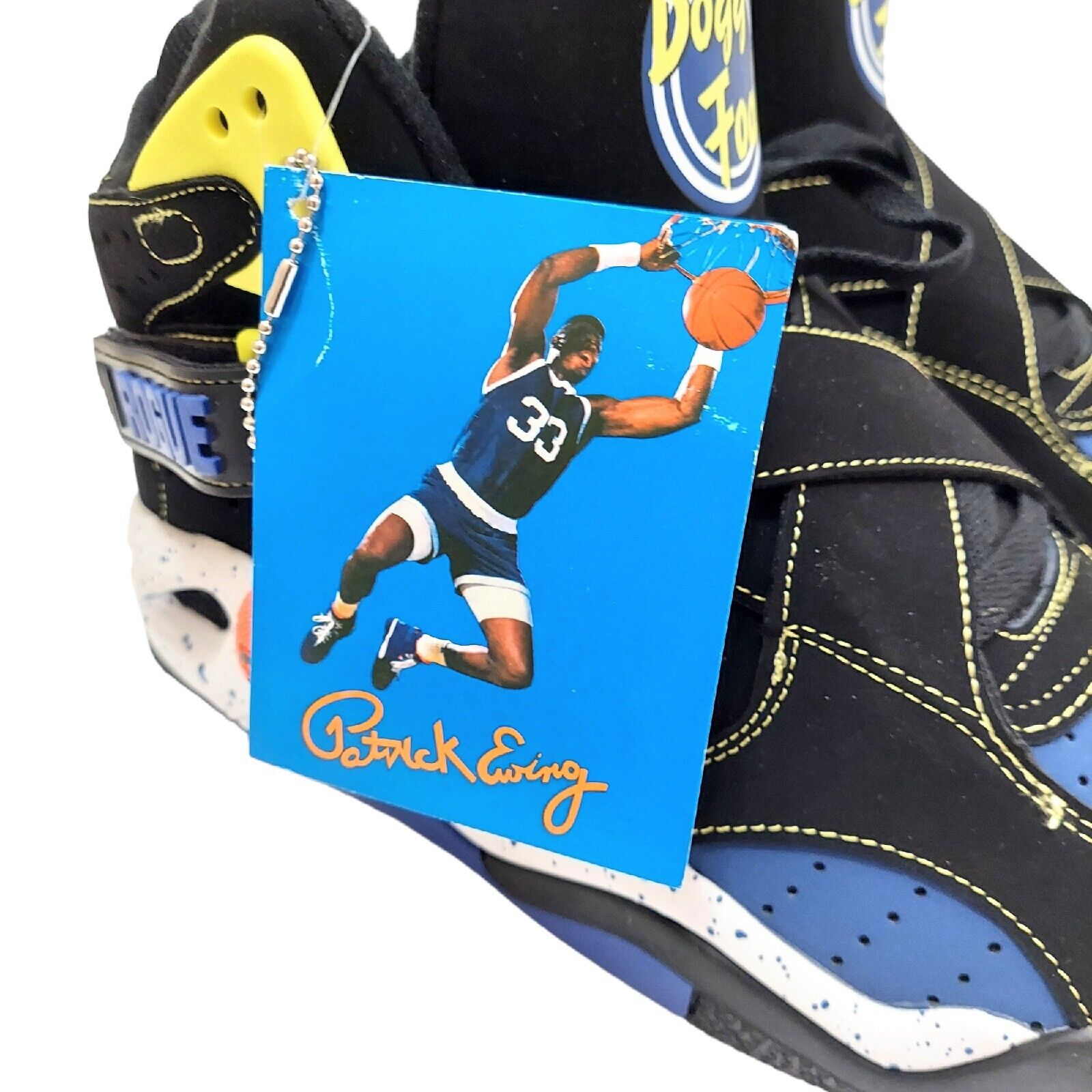 NEW Ewing Athletics Rogue x Dogg Pound Collab Sneakers (Black/Royal) - Larmar's New And Used Products