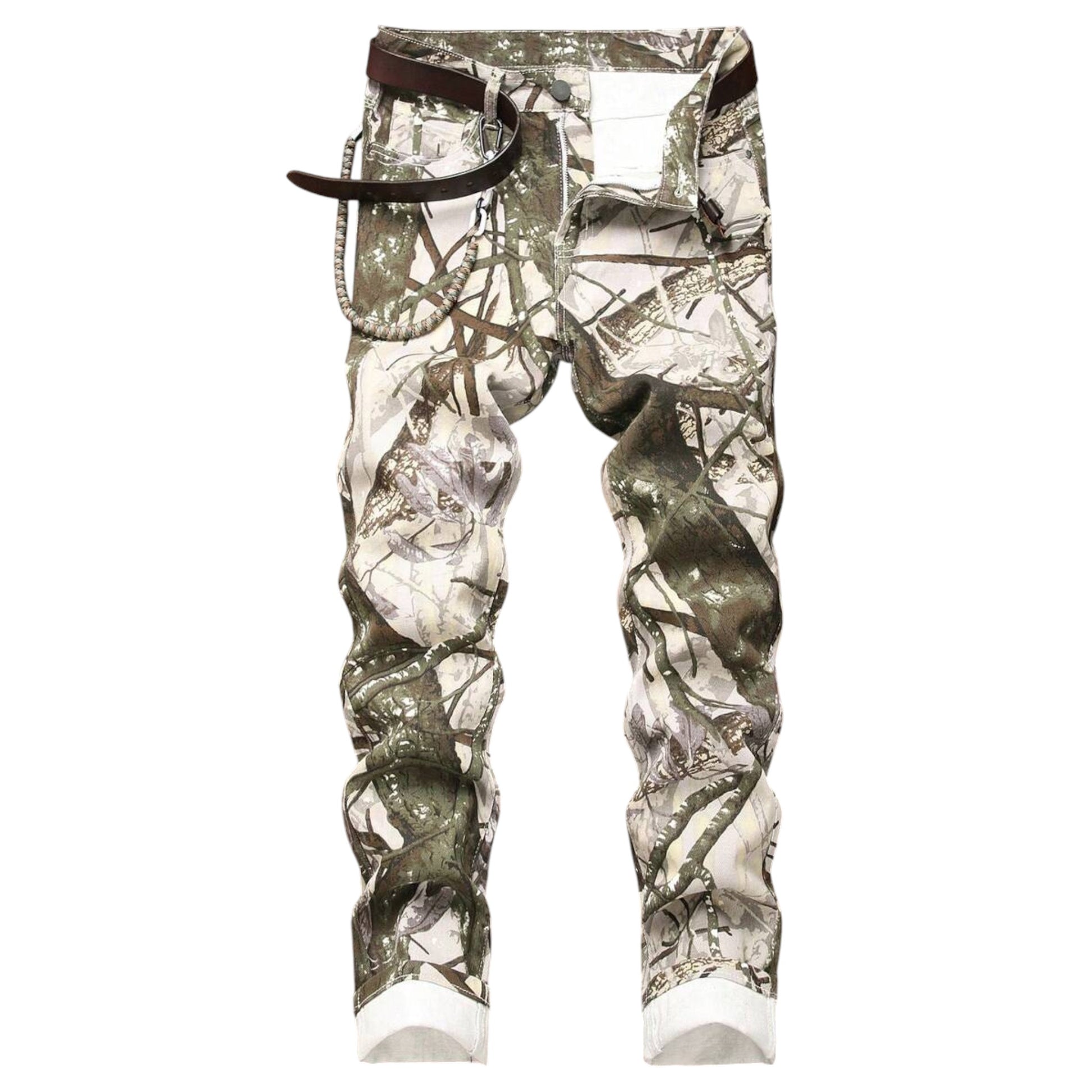 Men's Slim Fit Camouflage Print Jeans - Larmar's New And Used Products