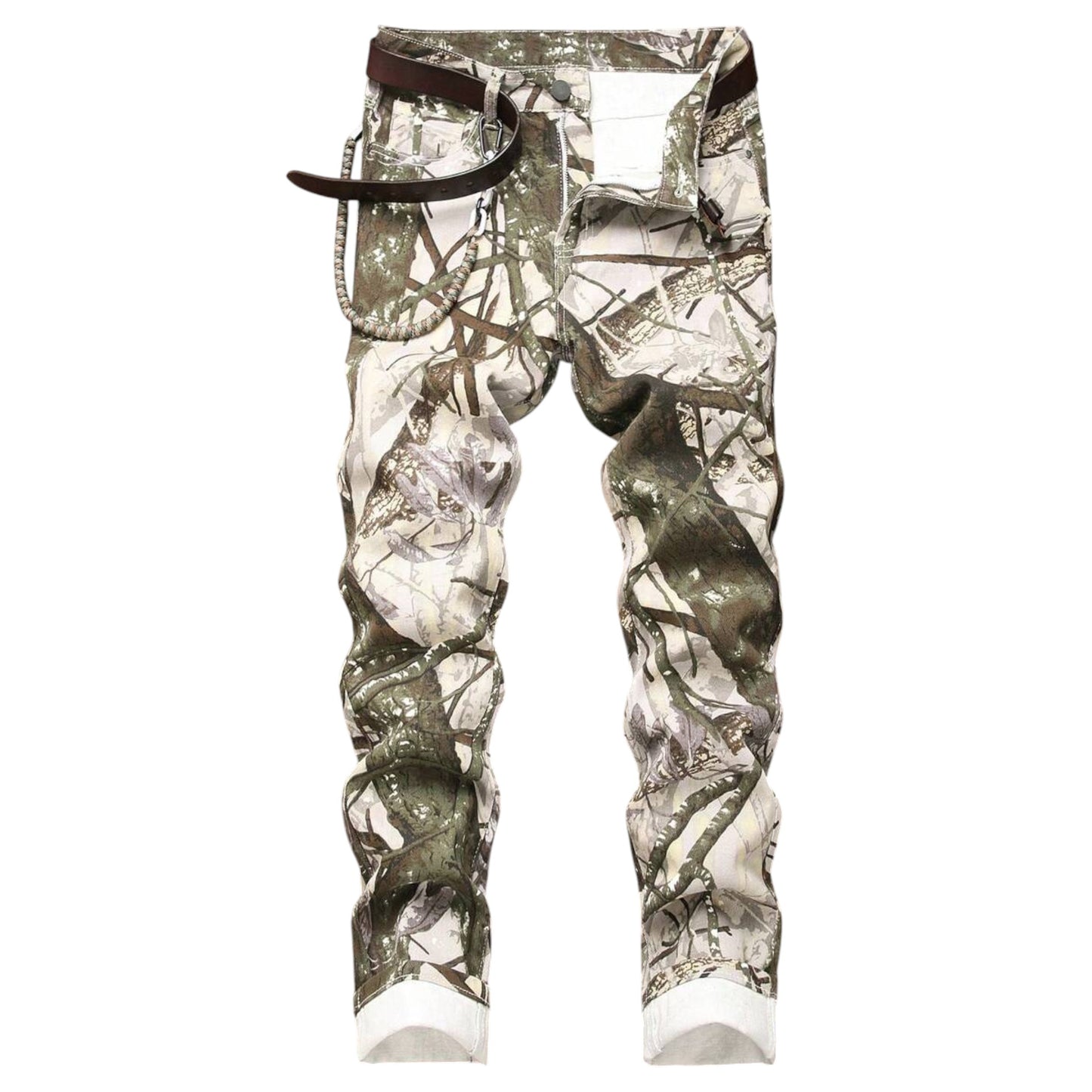 Men's Slim Fit Camouflage Print Jeans - Larmar's New And Used Products