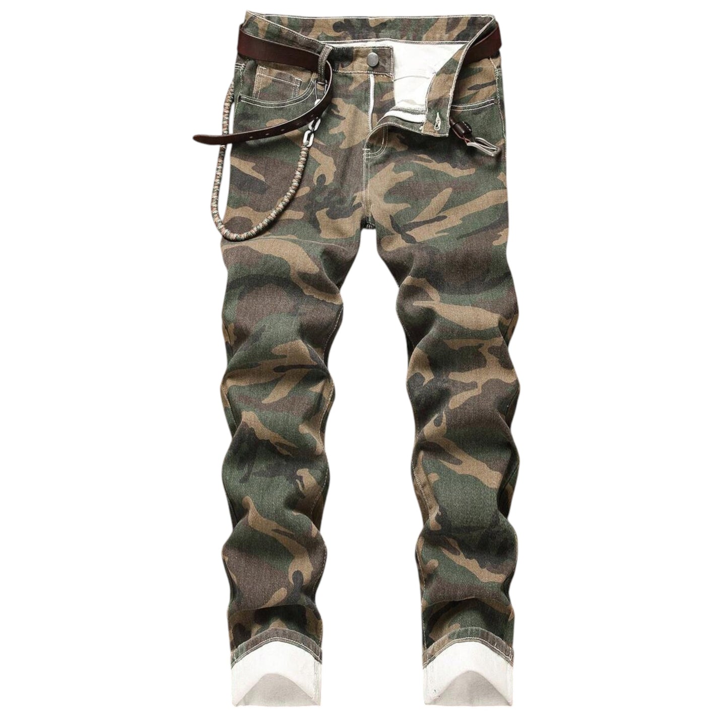 Men's Slim Fit Camouflage Print Jeans - Larmar's New And Used Products