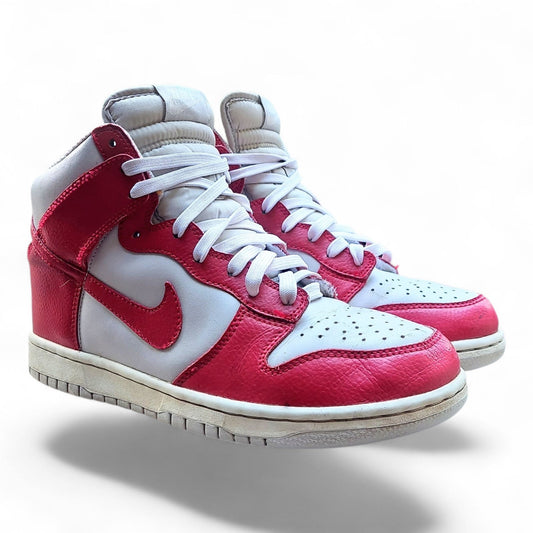 Nike Dunk High Gym Red Neutral Grey Sail Womens 8 Sneakers 407922-602