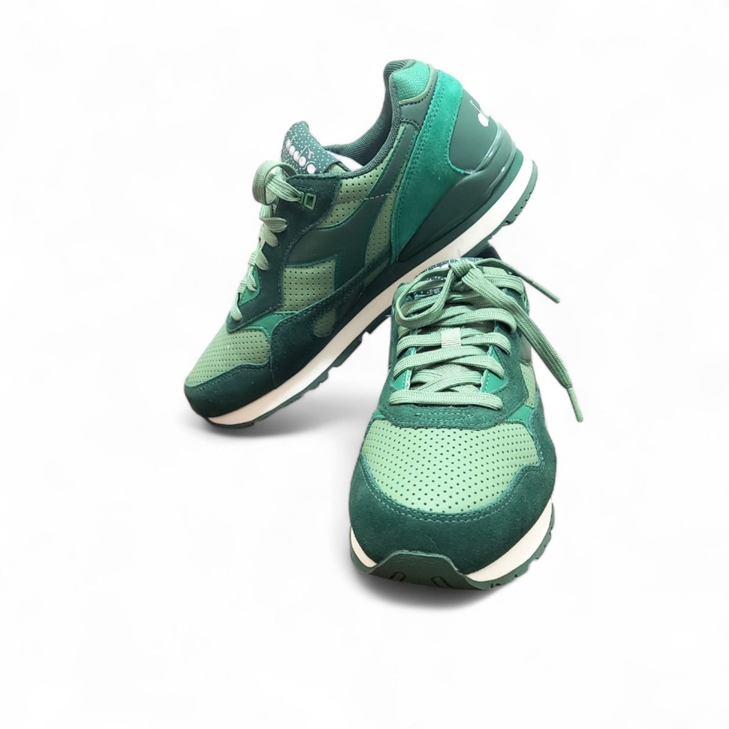 Diadora N92 Ivy Green Classic Running Sneakers - Men's Size 8 New No Box