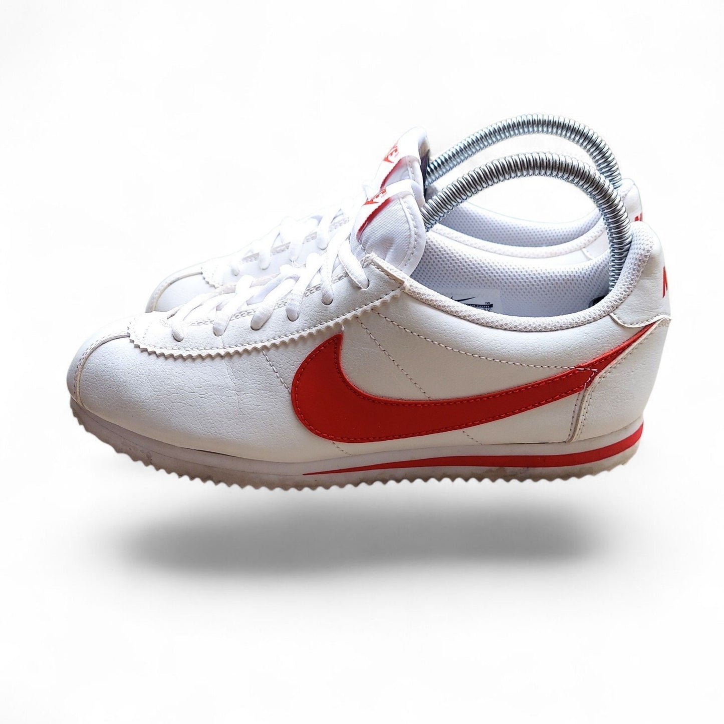 Nike Cortez Red White Leather Youth 6 / Women’s 7.5 Sneakers 749482-103