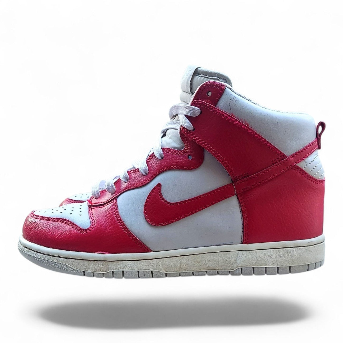 Nike Dunk High Gym Red Neutral Grey Sail Womens 8 Sneakers 407922-602