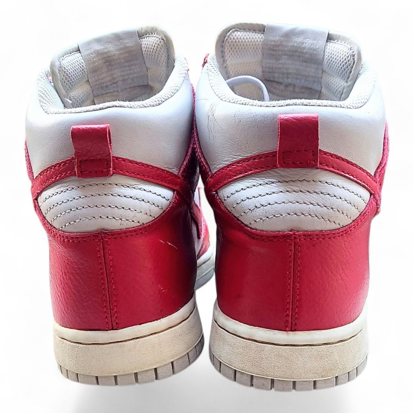 Nike Dunk High Gym Red Neutral Grey Sail Womens 8 Sneakers 407922-602