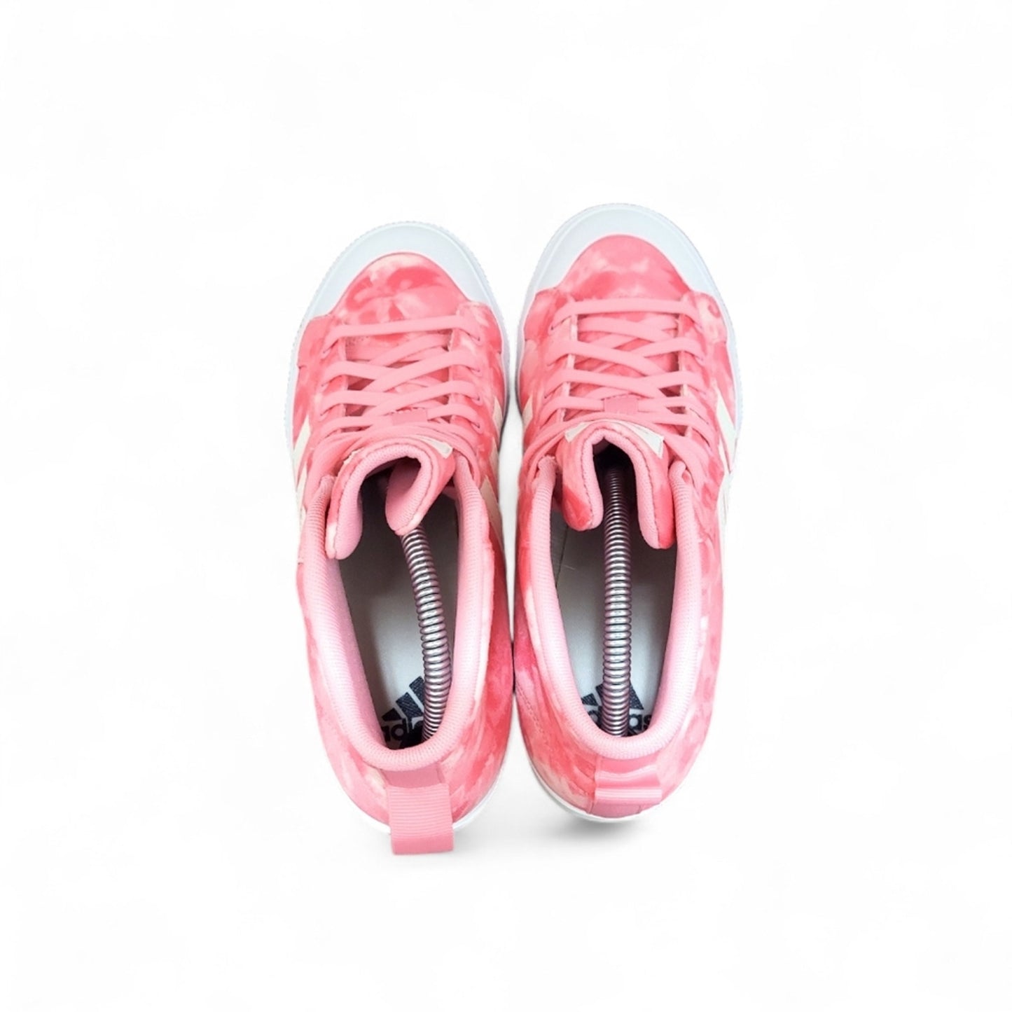 Adidas Bravada 2.0 Pink Mid-Top Platform Fashion Sneakers - Larmar's New And Used Products