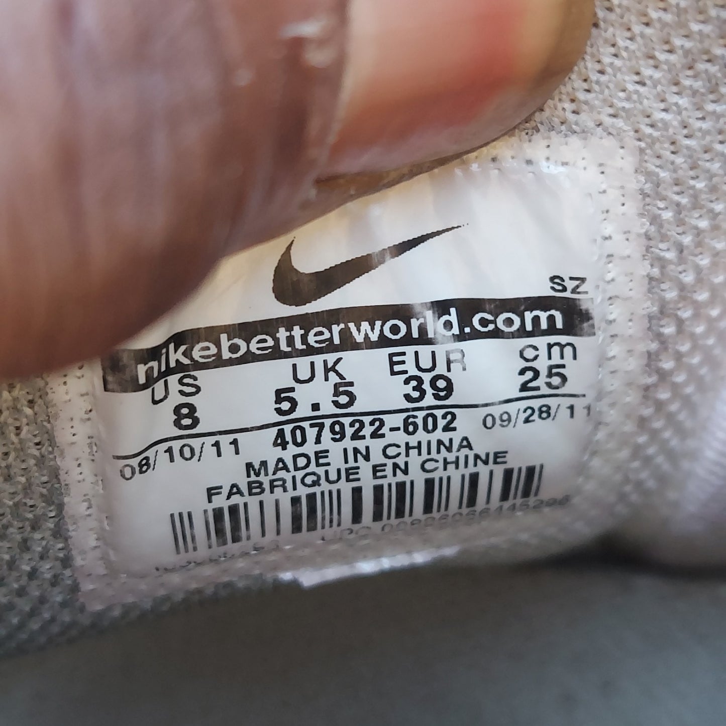 Nike Dunk High Gym Red Neutral Grey Sail Womens 8 Sneakers 407922-602