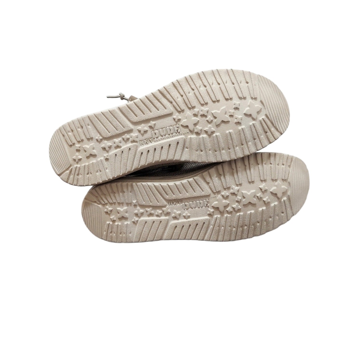 Men's Beige Hey Dude Slip-On Loafers Wally Sock Style - Larmar's New And Used Products