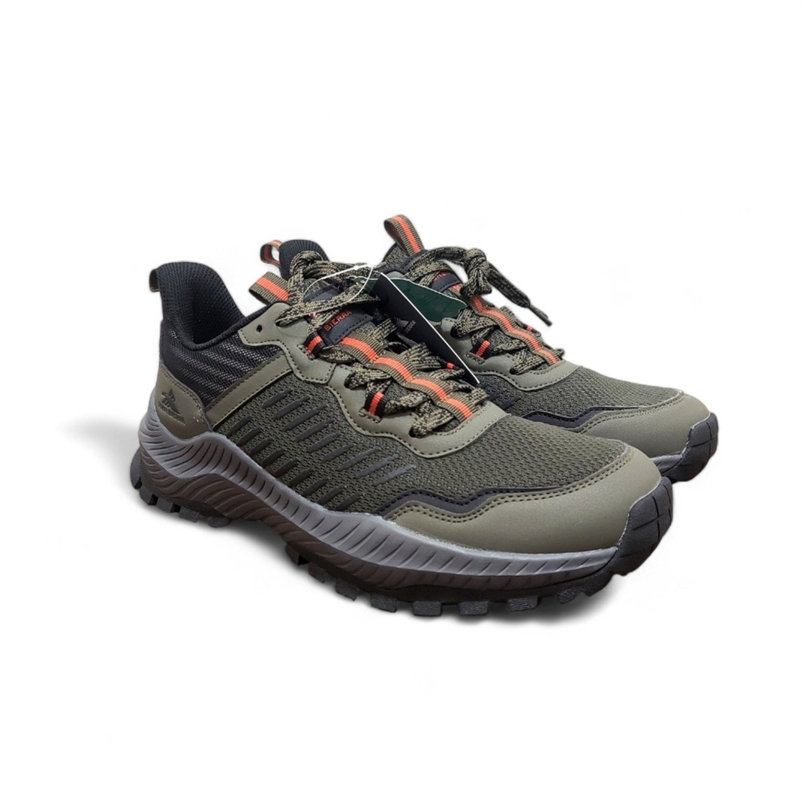 New High Sierra Alpine Low Hiker Shoes Trail Sneakers Olive Green - Larmar's New And Used Products