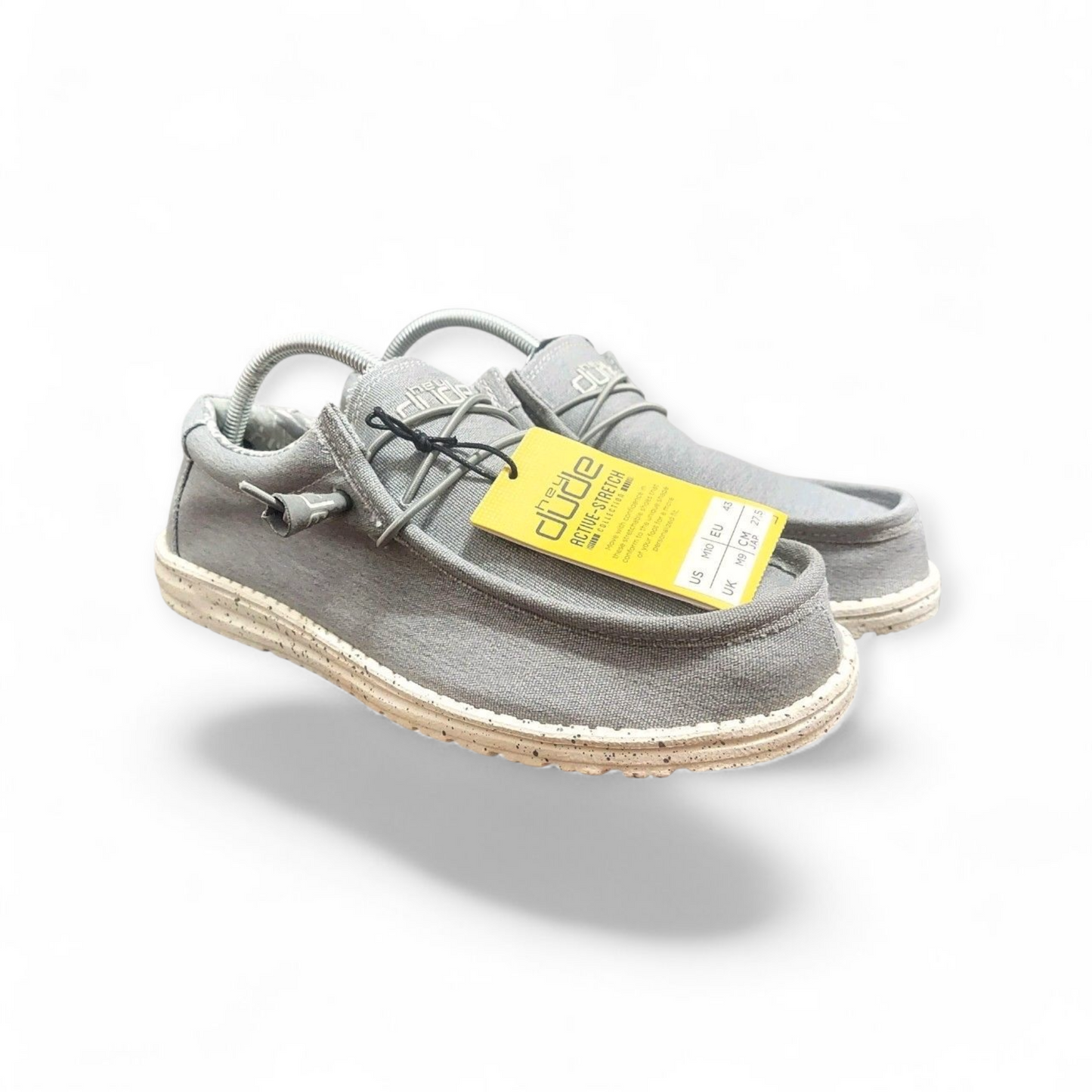 Hey Dude Wally Stretch Iron Men’s Size 10 Lace Up Sneakers Casual Shoes - Larmar's New And Used Products